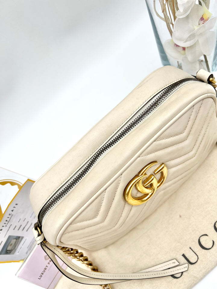 GUCCI MARMONT CAMERA QUILTED SMALL