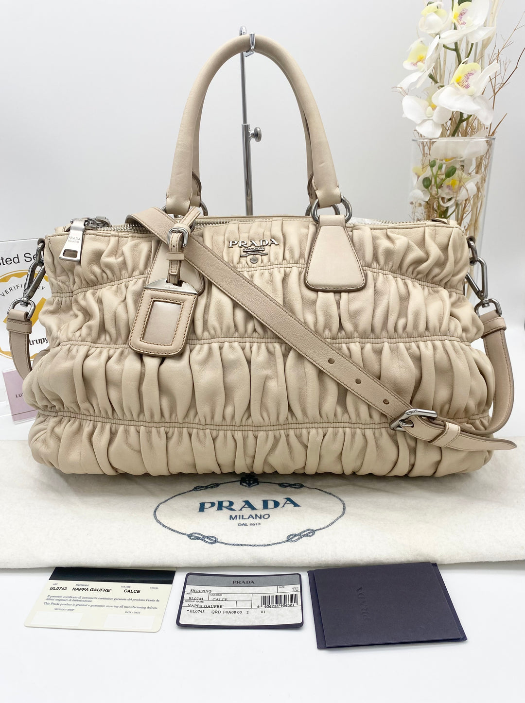 PRADA GAUFRE 2 WAY BAG