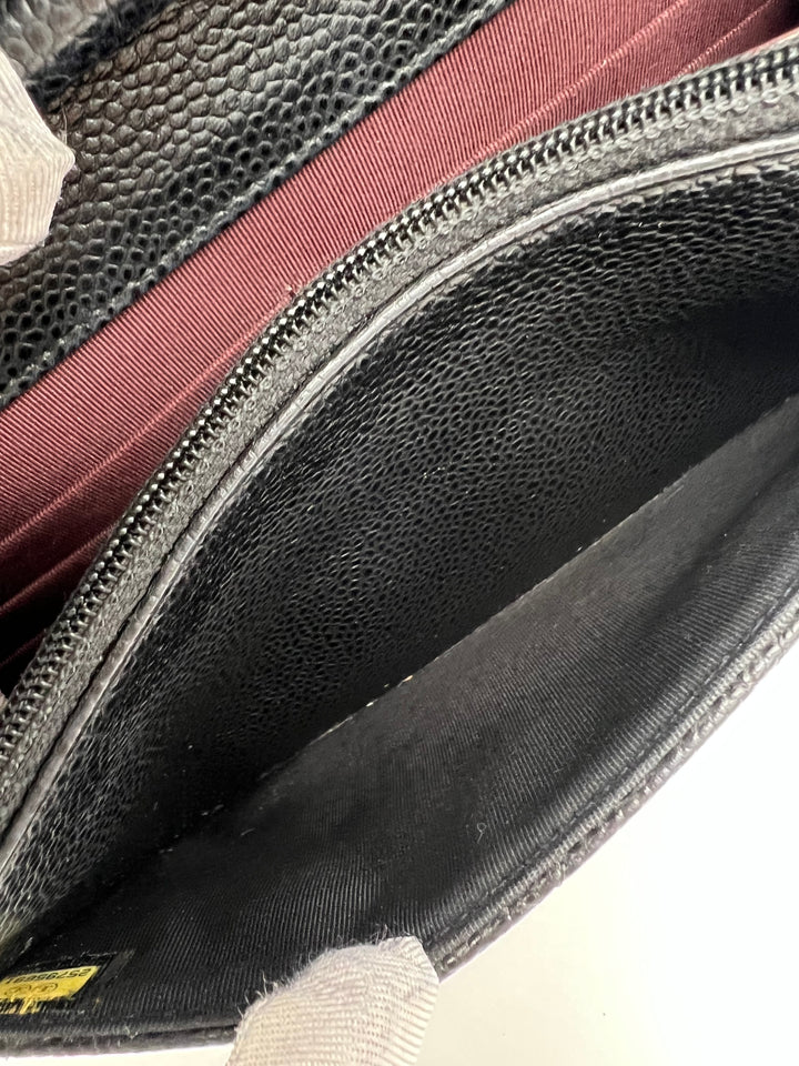 CHANEL CAVIAR WALLET ON CHAIN