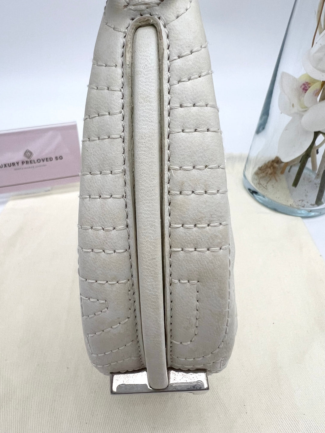 FENDI EMRBOIDERY FENDIGRAPHY HANDBAG