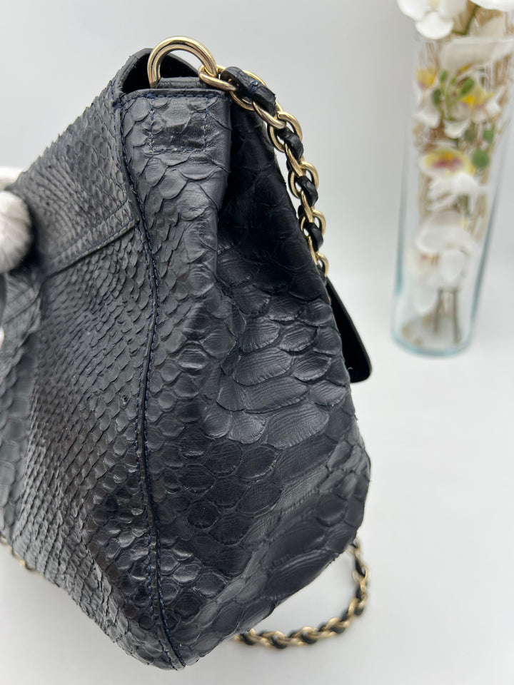 MULBERRY LILY PHYTHON CHAIN SHOULDER BAG