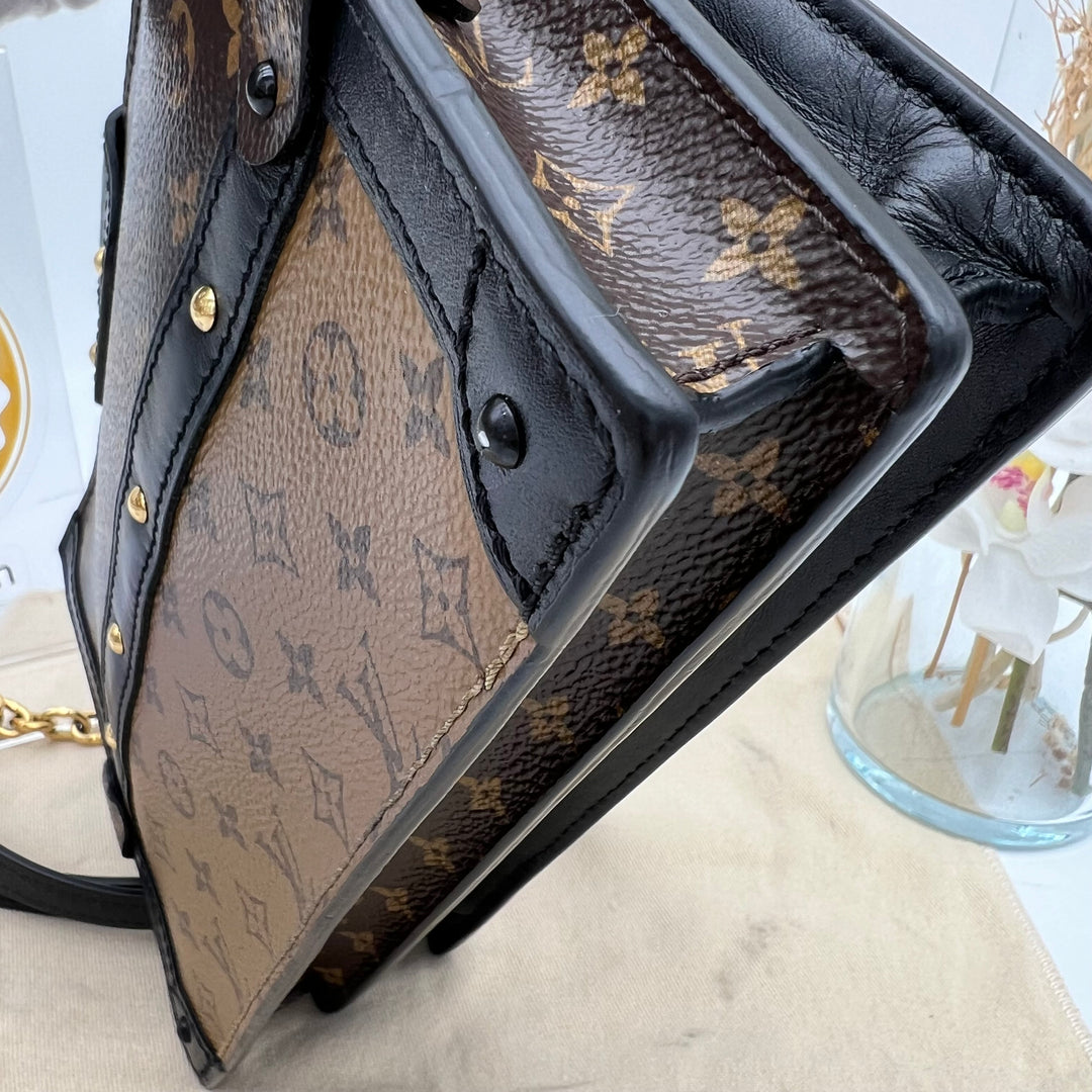 LOUIS VUITTON TRUNK CLUTCH 2 WAY BAG ( MICROCHIPPED )