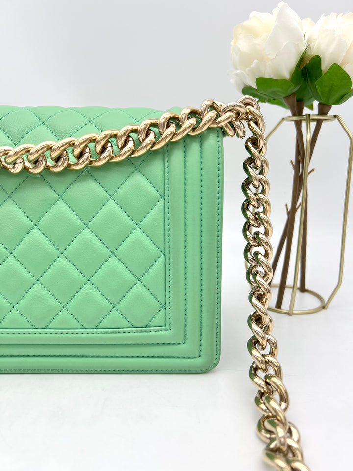 CHANEL LAMBSKIN OLD MEDIUM BOY