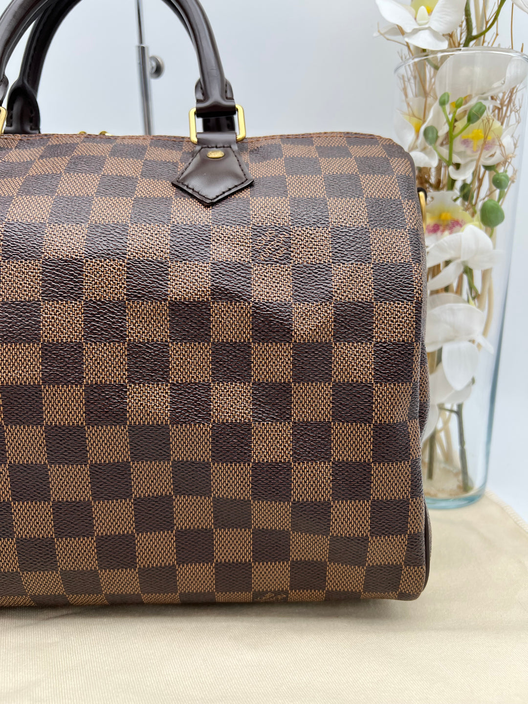 LOUIS VUITTON BANDOULIERE 30 DAMIER EBENE
