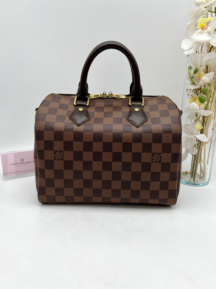 LOUIS VUITTON BANDOULIERE 25 DAMIER EBENE (RFID)