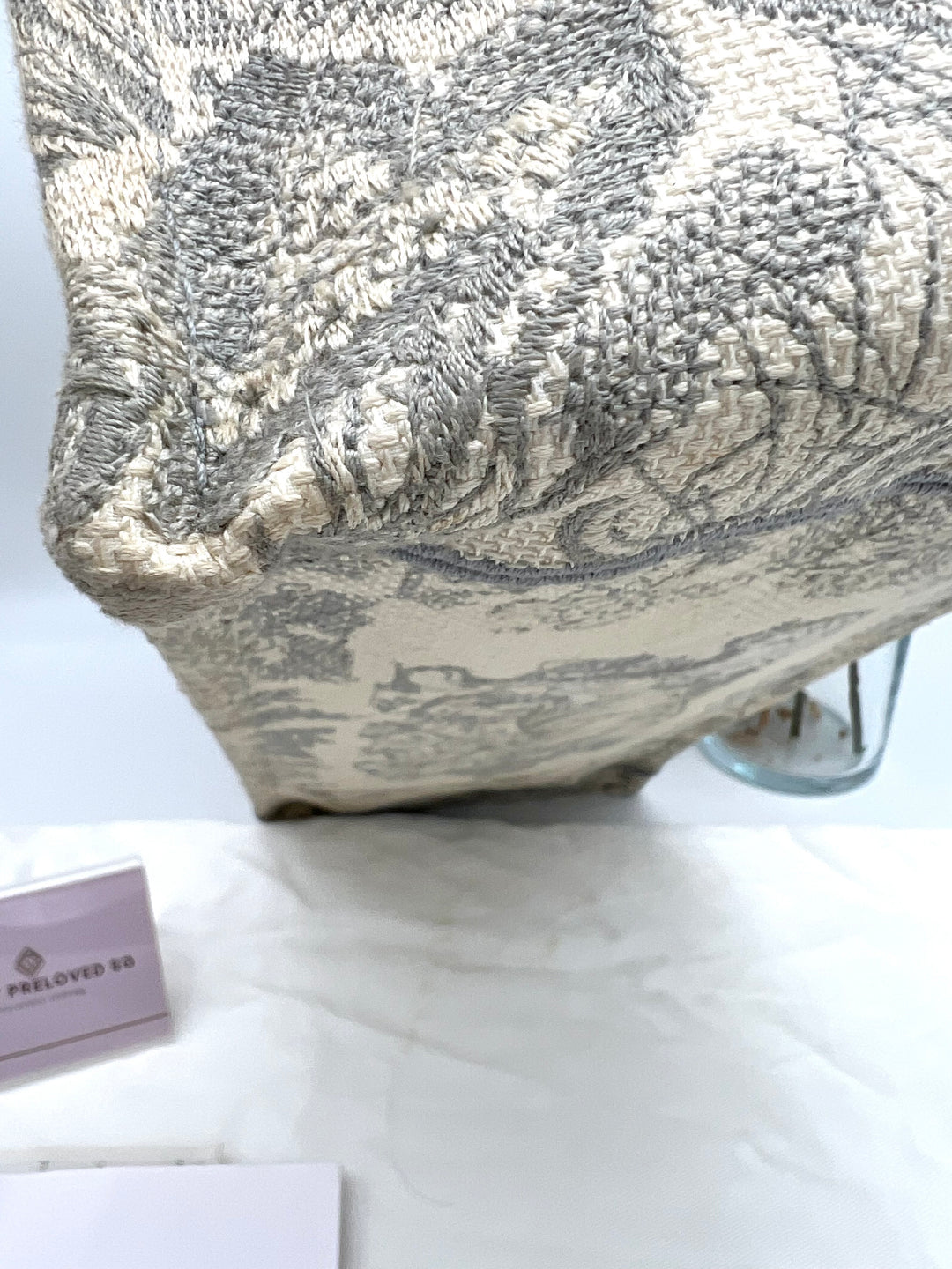 CHRISTIAN DIOR OBLIQUE BOOK TOTE GREY