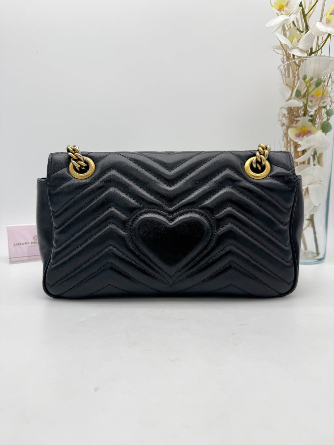 GUCCI MARMONT QUILTED GHW SHOULDER BAG
