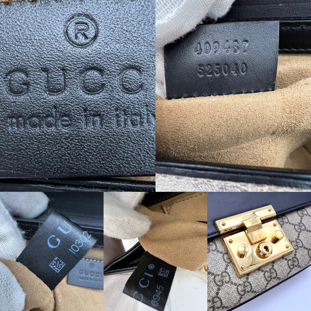 GUCCI PADLOCK GG SUPREME BAG