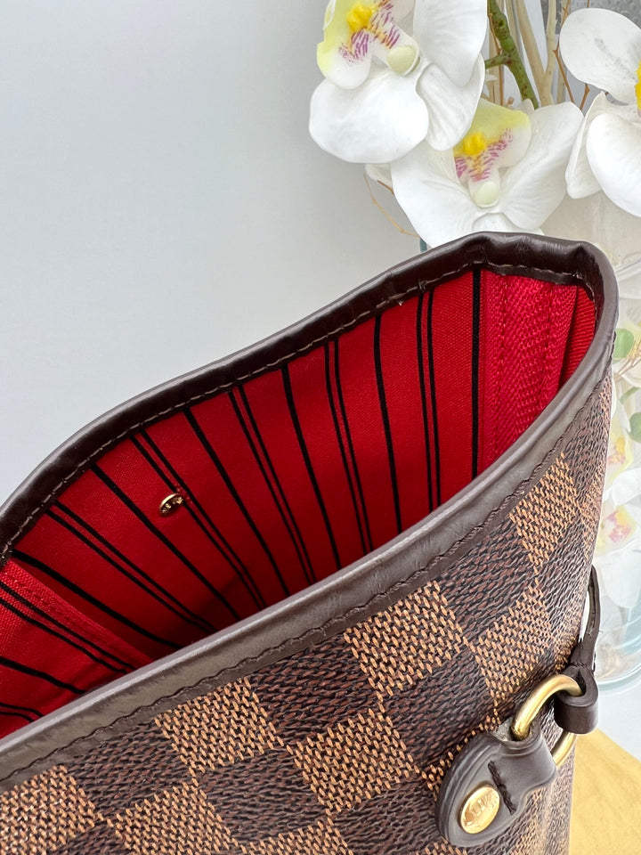 LOUIS VUITTON NEVERFULL GM DAMIER W/ POUCH