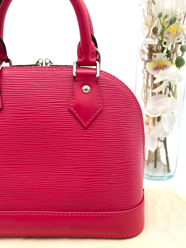 LOUIS VUITTON ALMA BB FUCHSIA EPI