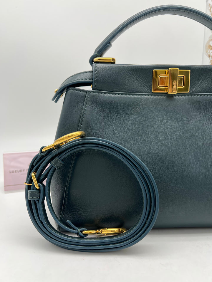 FENDI PEEKABOO SOFT LEATHER MINI