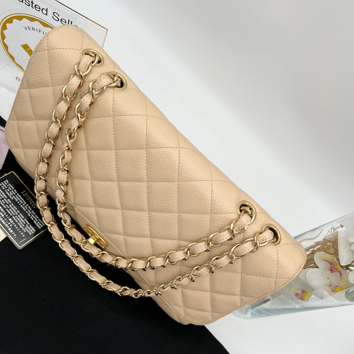 CHANEL CAVIAR SINGLE FLAP JUMBO