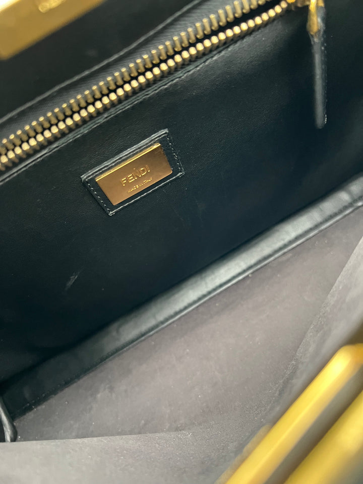 FENDI PEEKABOO SOFT LEATHER BLACK MEDIUM