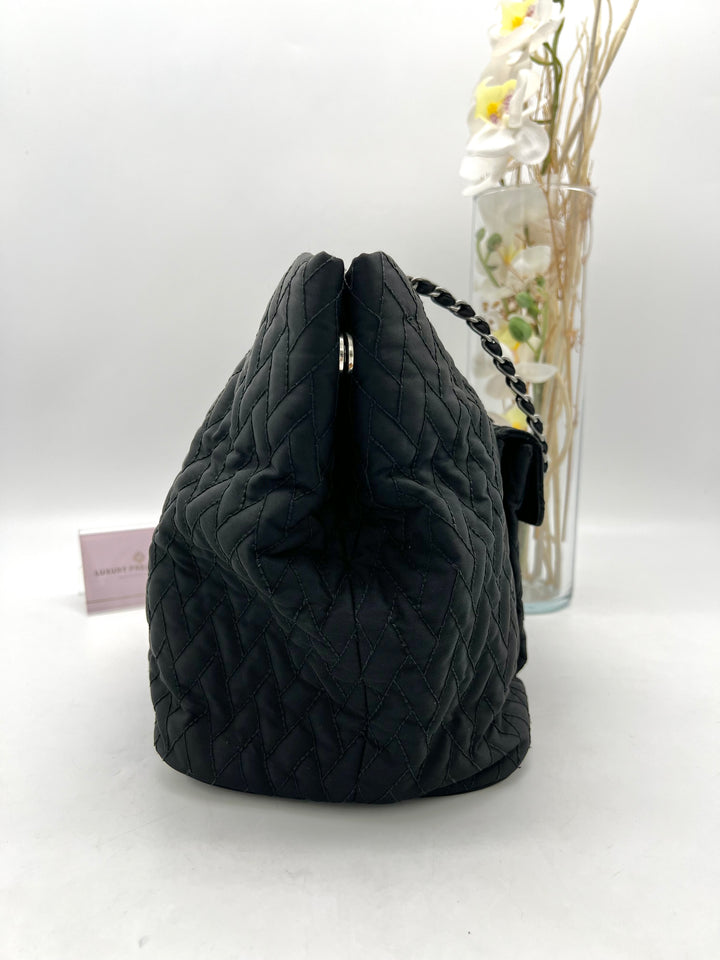 PRADA NYLON QUILTED CHAIN 2 WAY BAG
