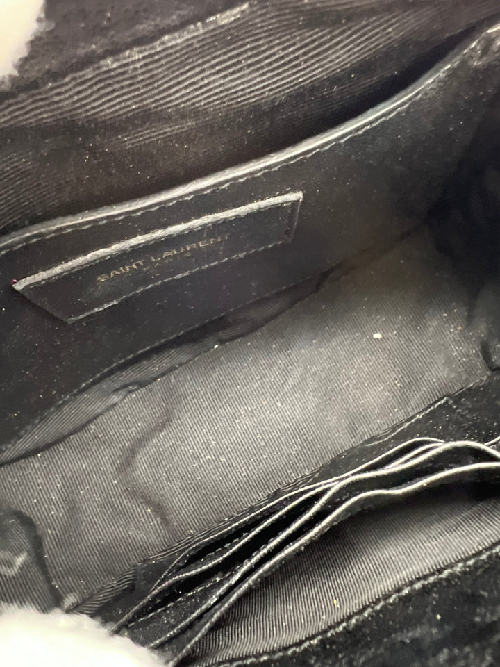 YVES SAINT LAURENT CLASSIC LOU MONOGRAM CAMERA BAG