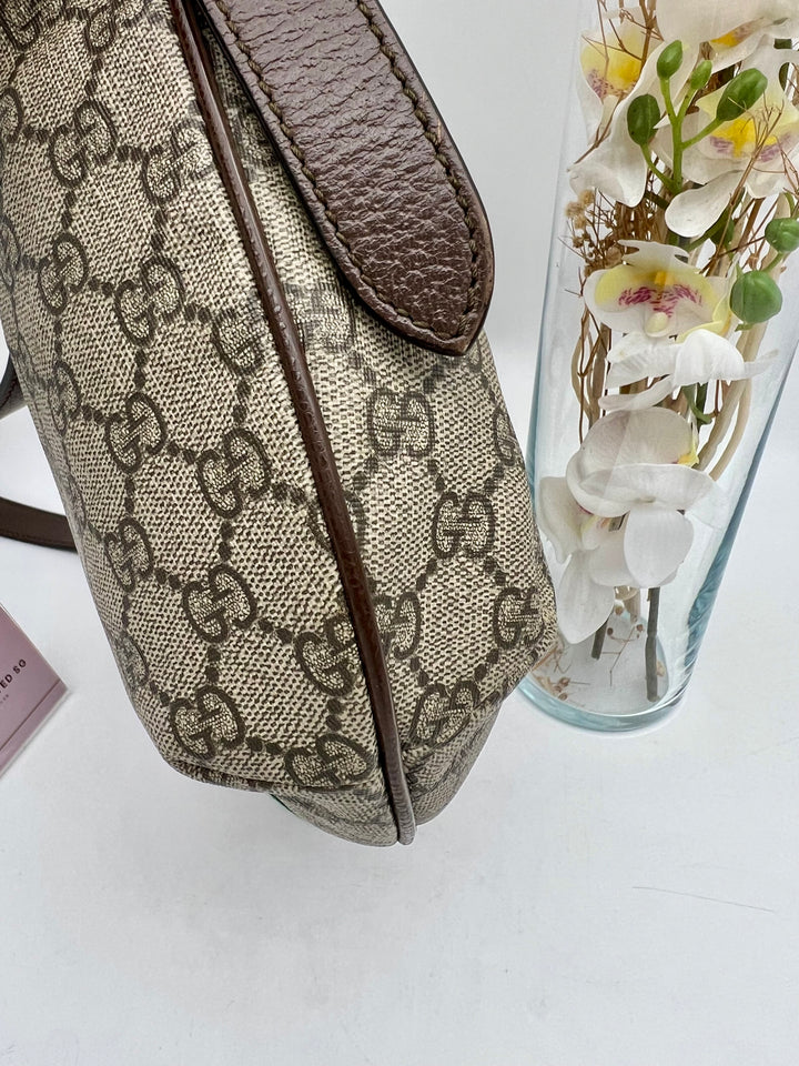 GUCCI PVC OPHIDIA SHOULDER BAG (NEW VERSION )