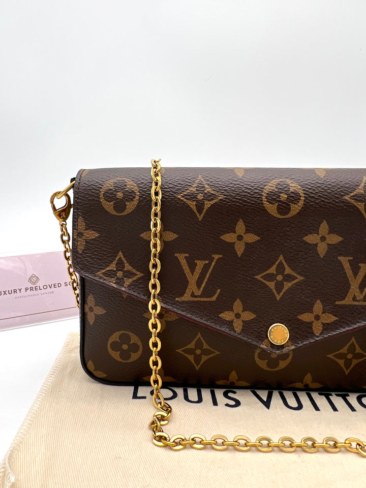 LOUIS VUITTON FELICIE DAMIER EBENE