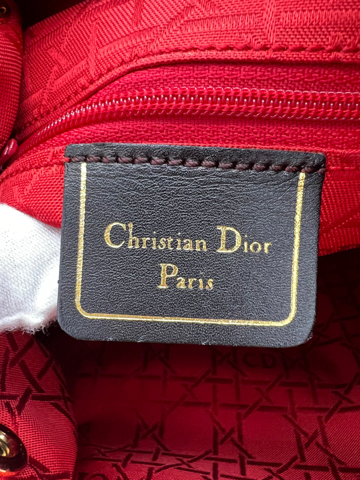 CHRISTIAN DIOR VINTAGE  CALF LEATHER GHW BACKPACK