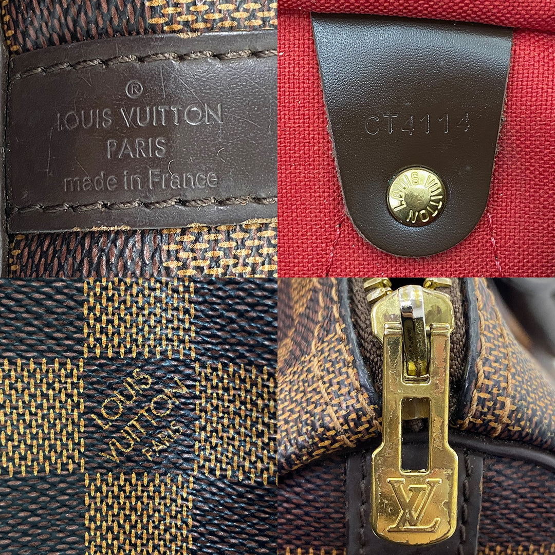 LOUIS VUITTON BANDOULIERE 25 DAMIER EBENE