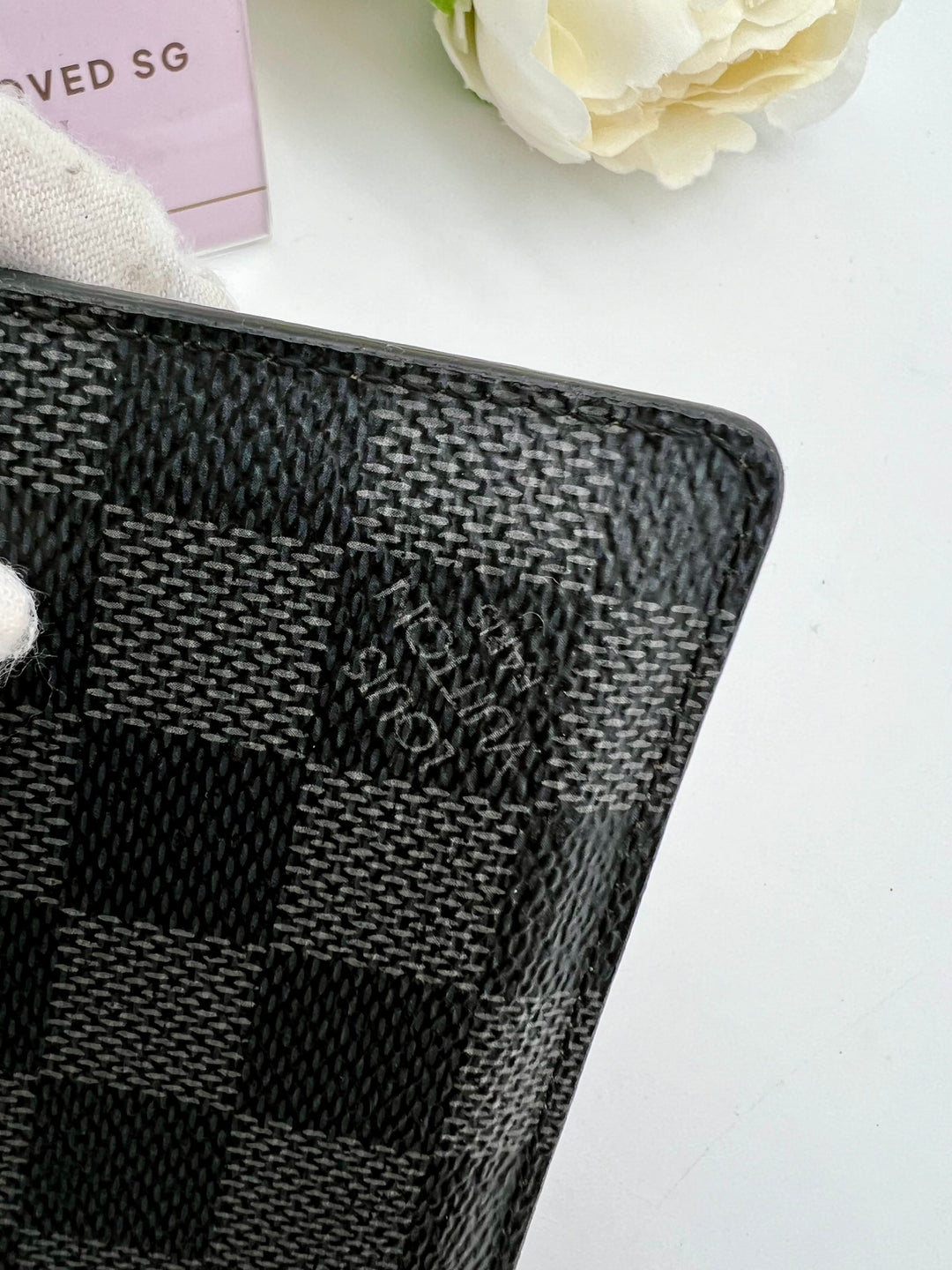 LOUIS VUITTON  GRAPHITE NEO PORTE CARTE CARD CASE