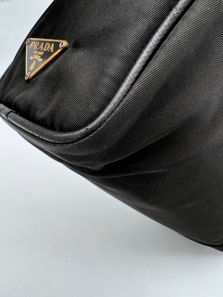 PRADA QUILTED NYLON SHOULDER BAG