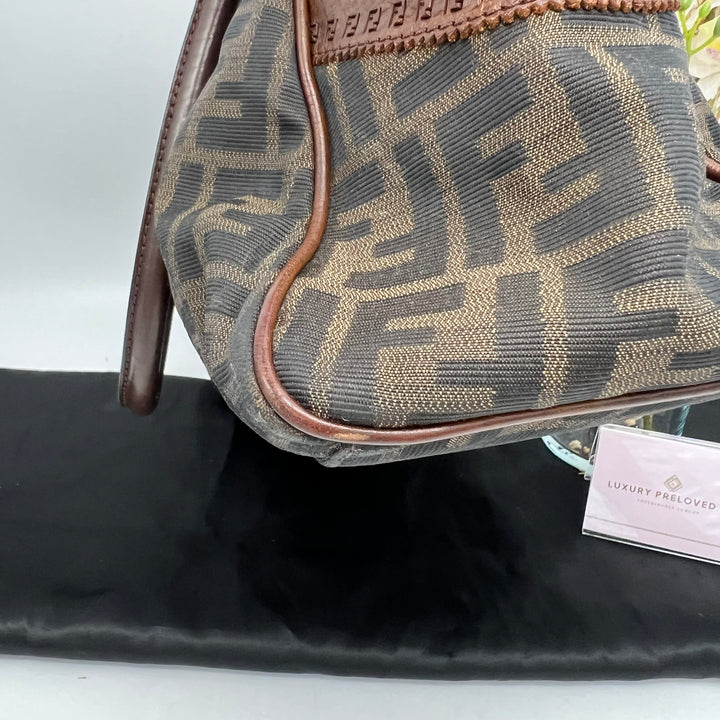 FENDI ZUCCA SHOULDER BAG