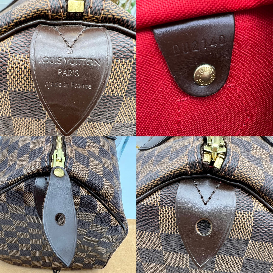 LOUIS VUITTON SPEEDY 35 DAMIER EBENE