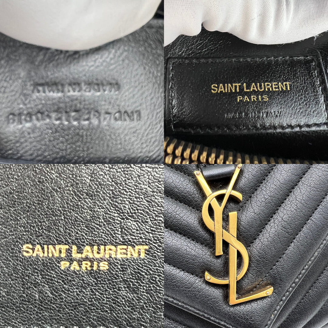 YVES SAINT LAURENT MONOGRAM ENVELOPE GHW
