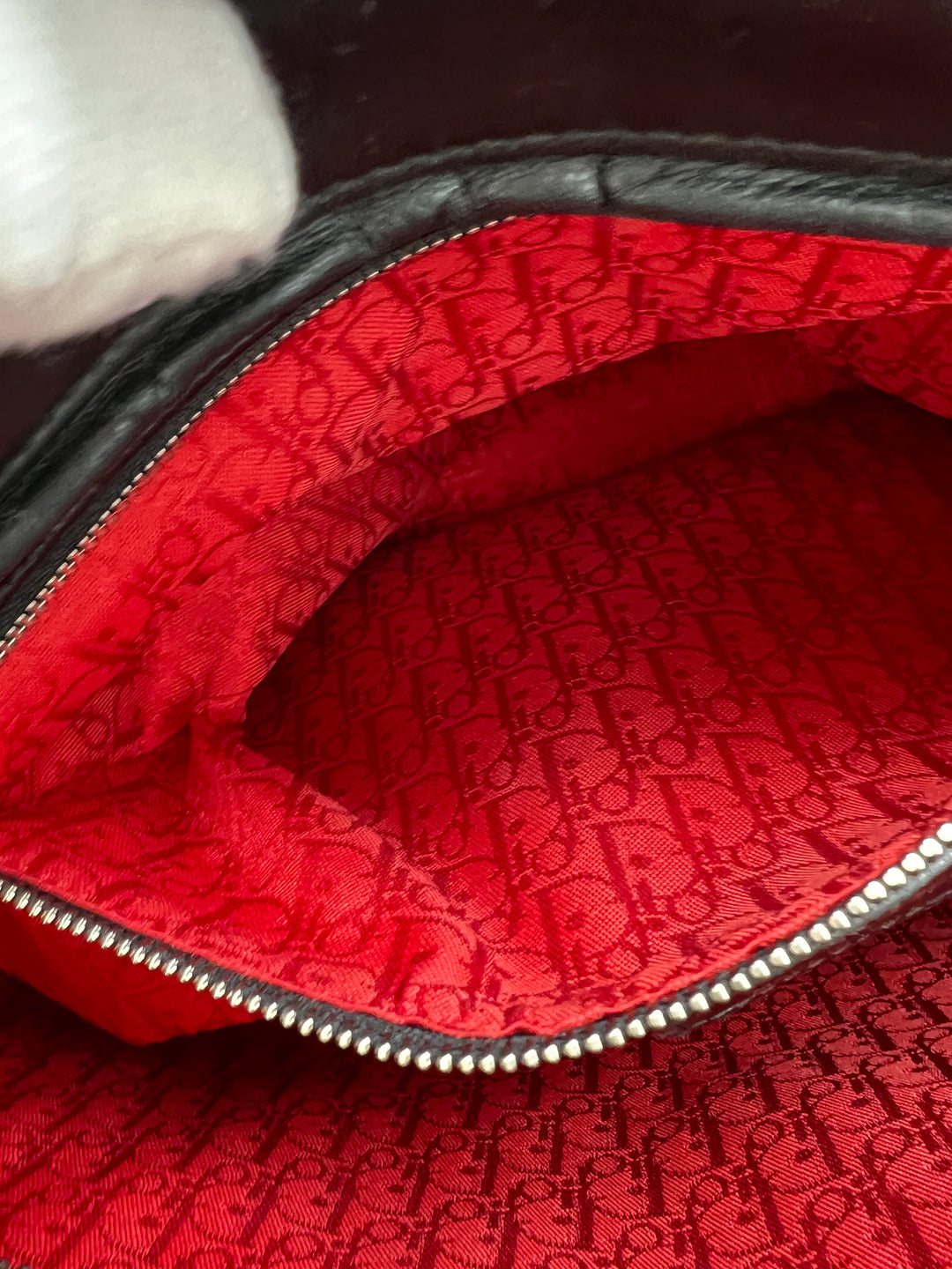 CHRISTIAN DIOR LADY DIOR LAMBSKIN LEATHER