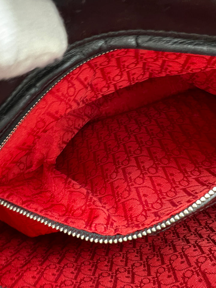 CHRISTIAN DIOR LADY DIOR LAMBSKIN LEATHER