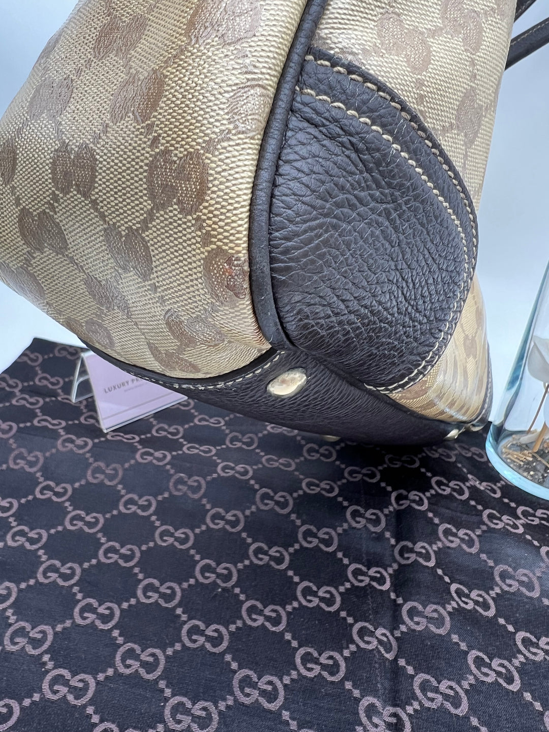GUCCI GG MONOGRAM TOTE PVC