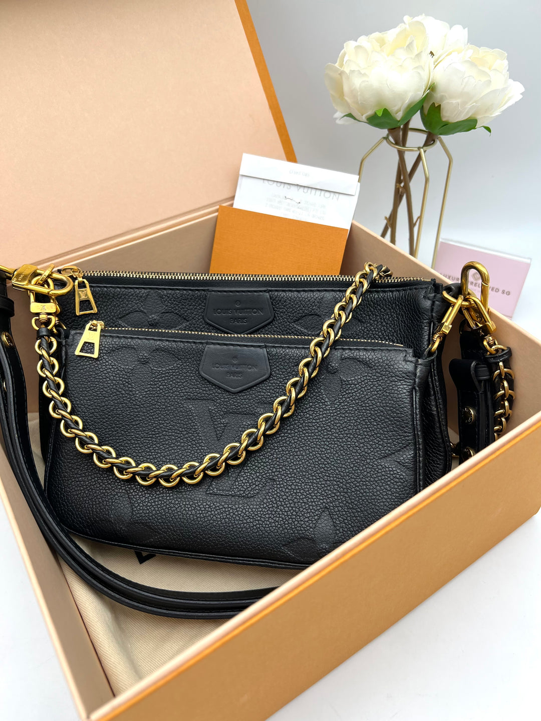 LOUIS VUITTON MULTI POCHETTE EMPRIENTE