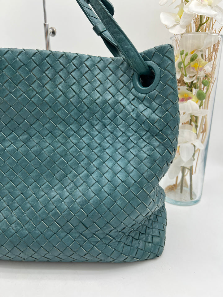 BOTTEGA VENETA INTRECCIATO WOVEN NAPPY SHOULDER BAH