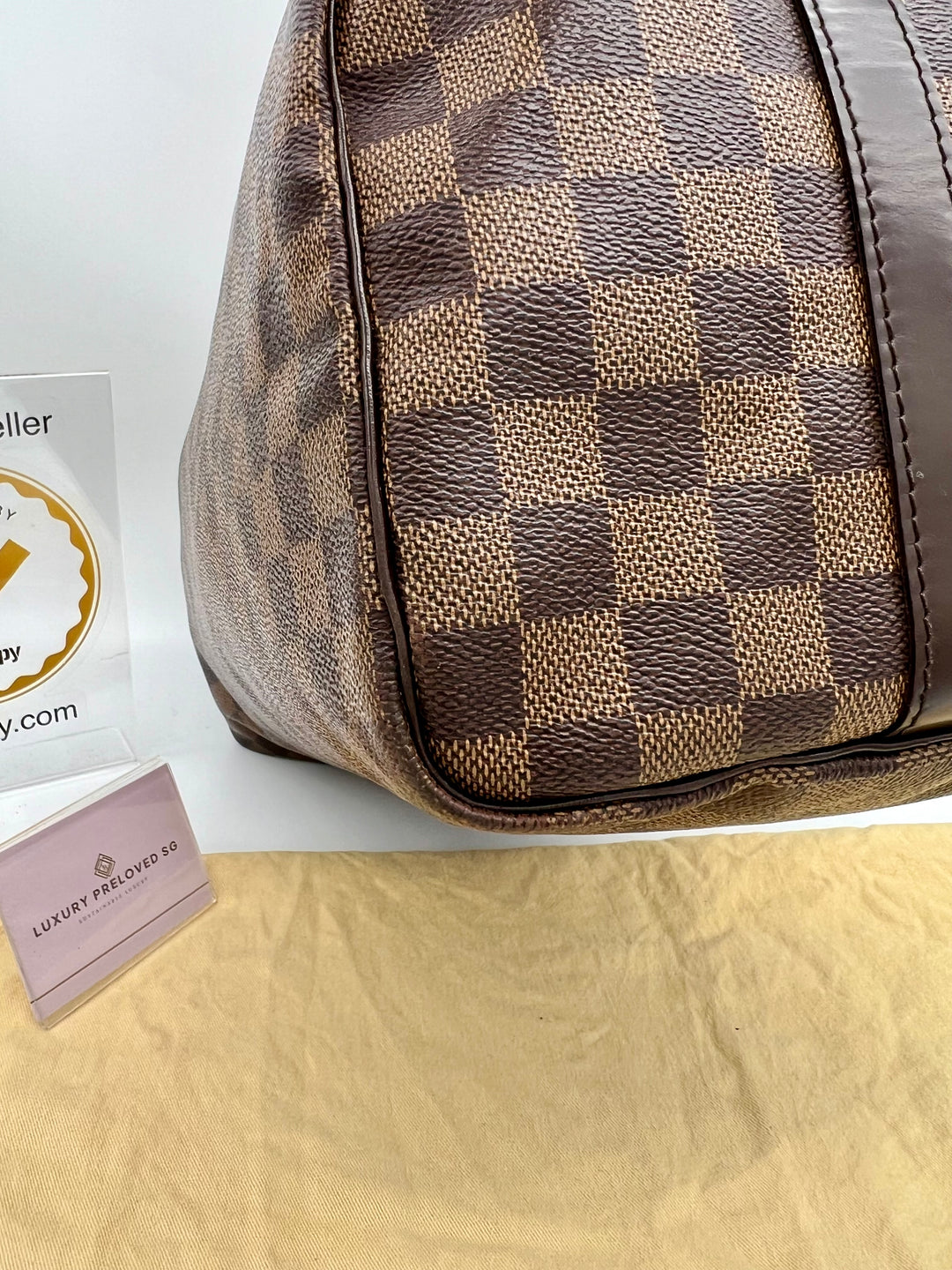 LOUIS VUITTON BANDOULIERE 35 DAMIER EBENE