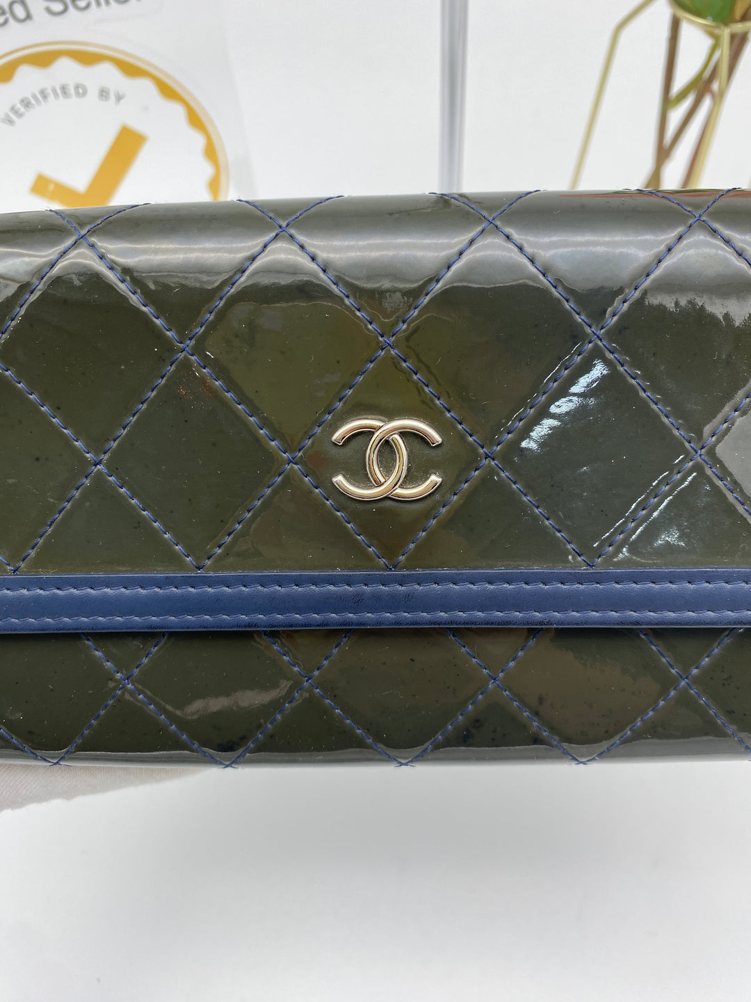 CHANEL WALLET PATENT