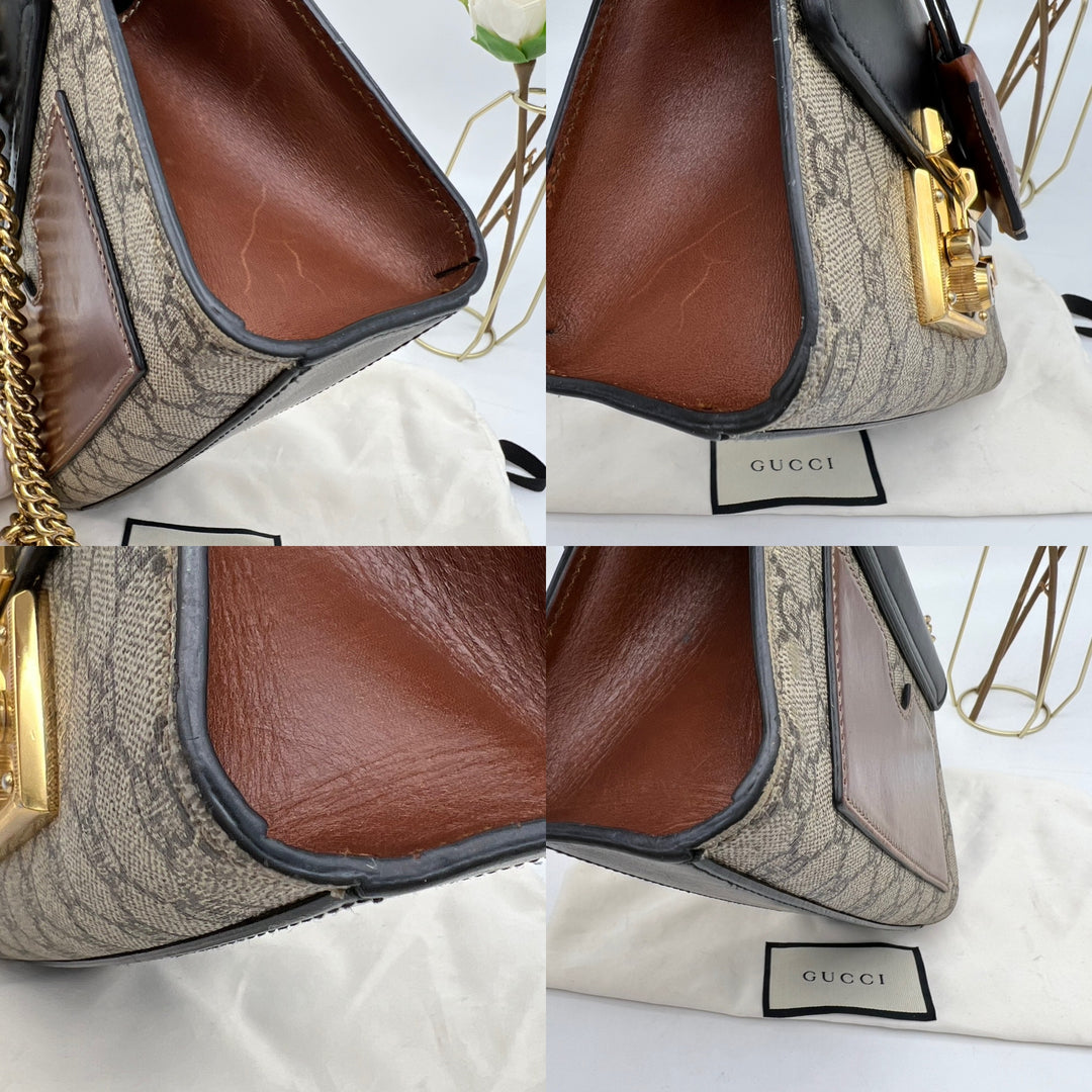 GUCCI PADLOCK GG SUPREME SMALL BAG