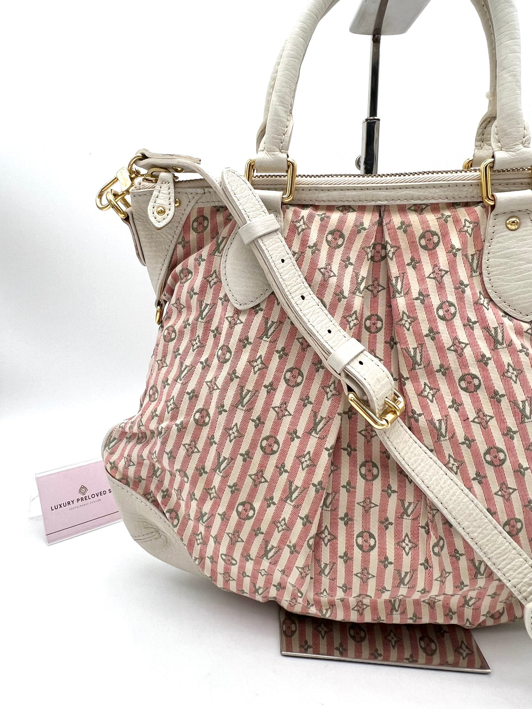 LOUIS VUITTON MINI LIN CROISETTE MARINA PM ROUGE