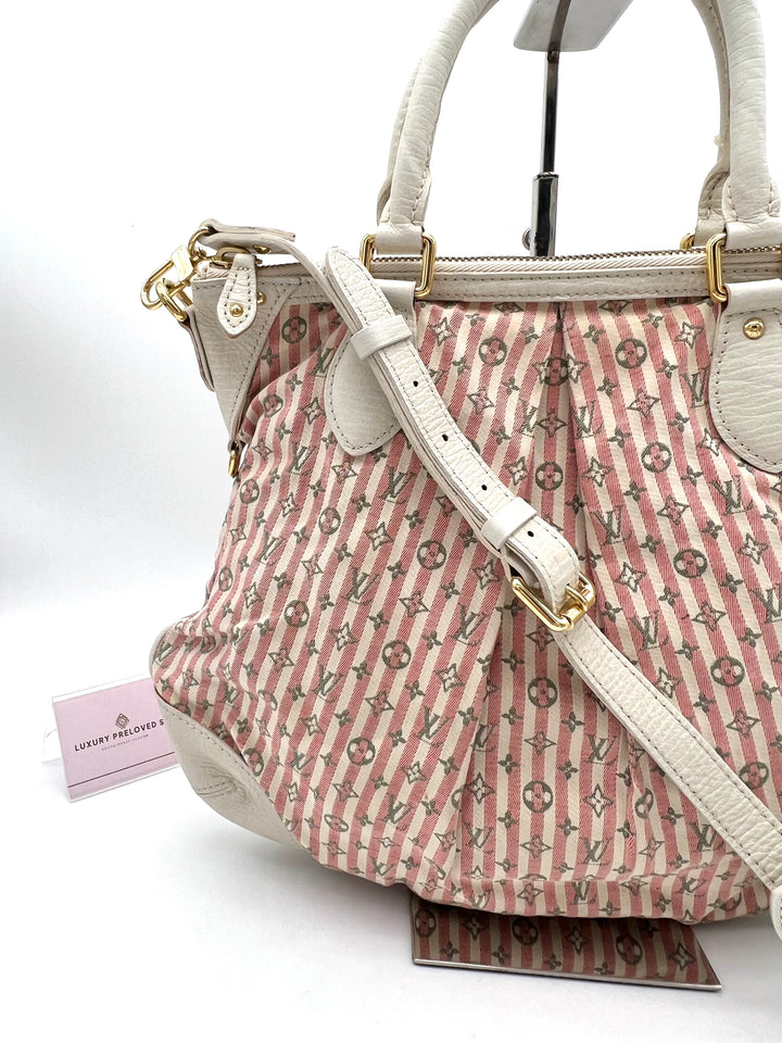 LOUIS VUITTON MINI LIN CROISETTE MARINA PM ROUGE