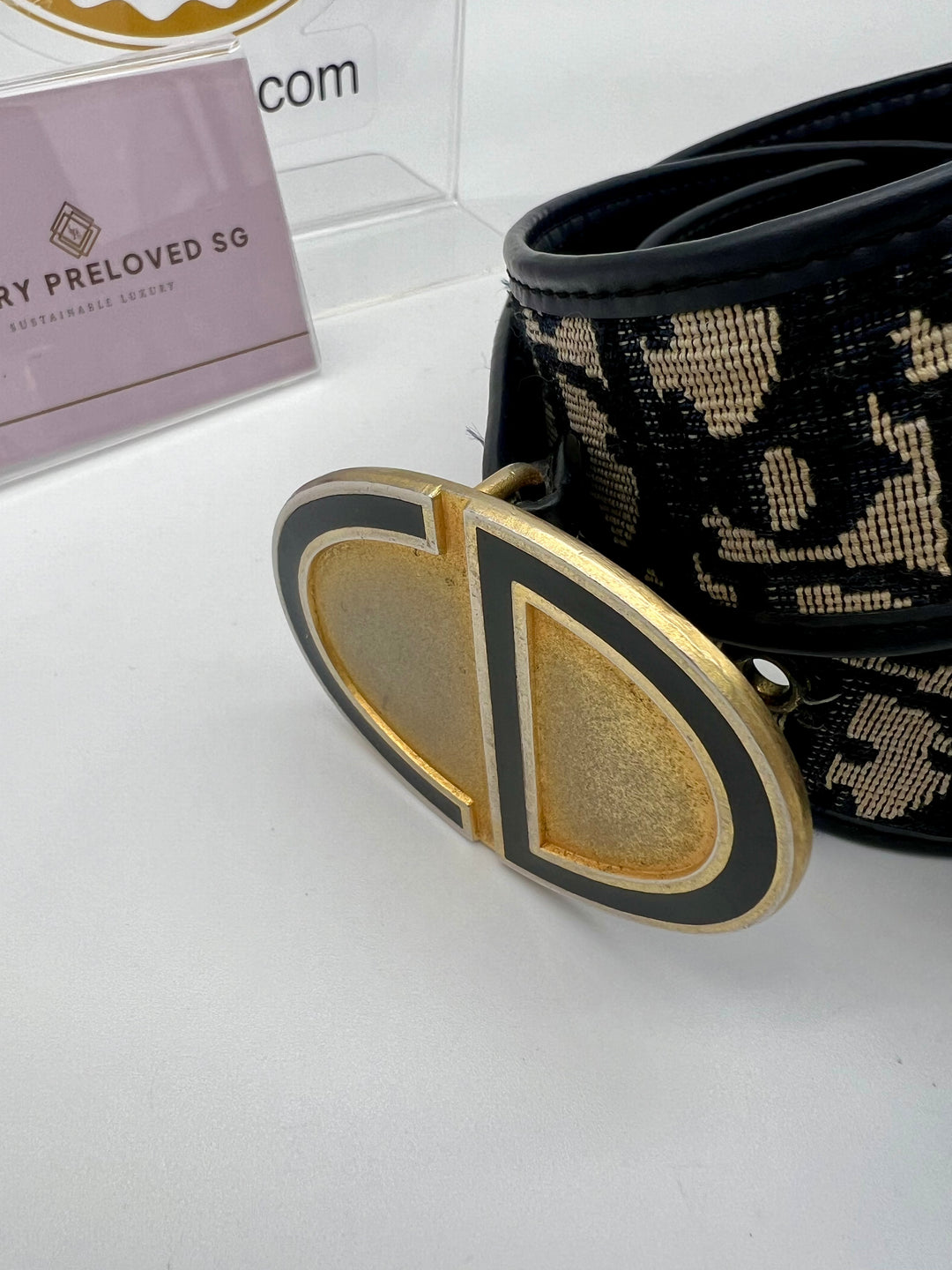 CHRISTIAN DIOR VINTAGE BELT & SMALL BODY BAG