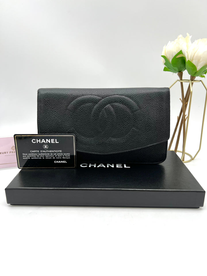 CHANEL CAVIAR TIMELESS CLUTCH