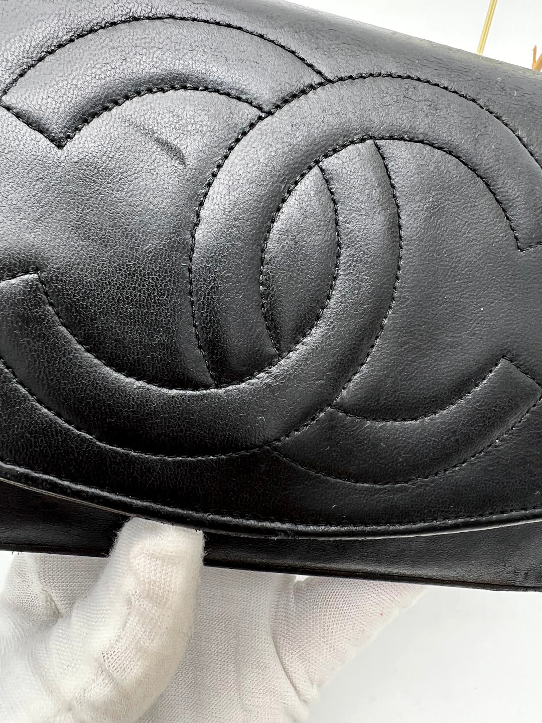 CHANEL LAMBSKIN TIMELESS CLUTCH