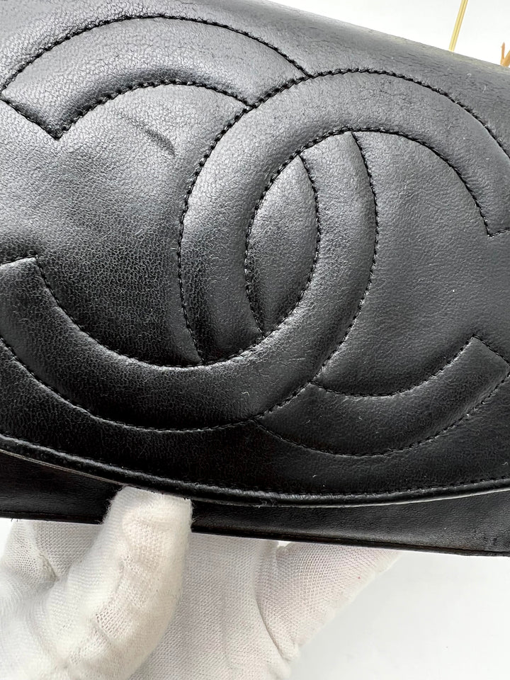 CHANEL LAMBSKIN TIMELESS CLUTCH