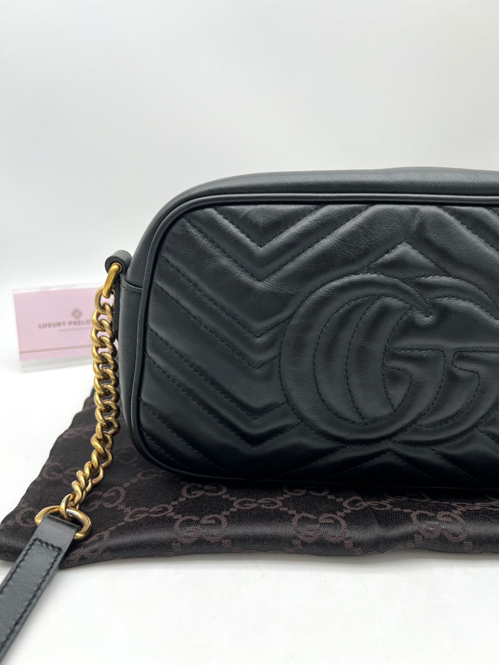 GUCCI MARMONT CAMERA QUILTED SMALL
