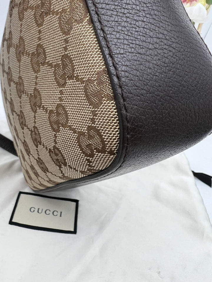 GUCCI OPHIDIA SUPREME CANVAS CAMERA BAG