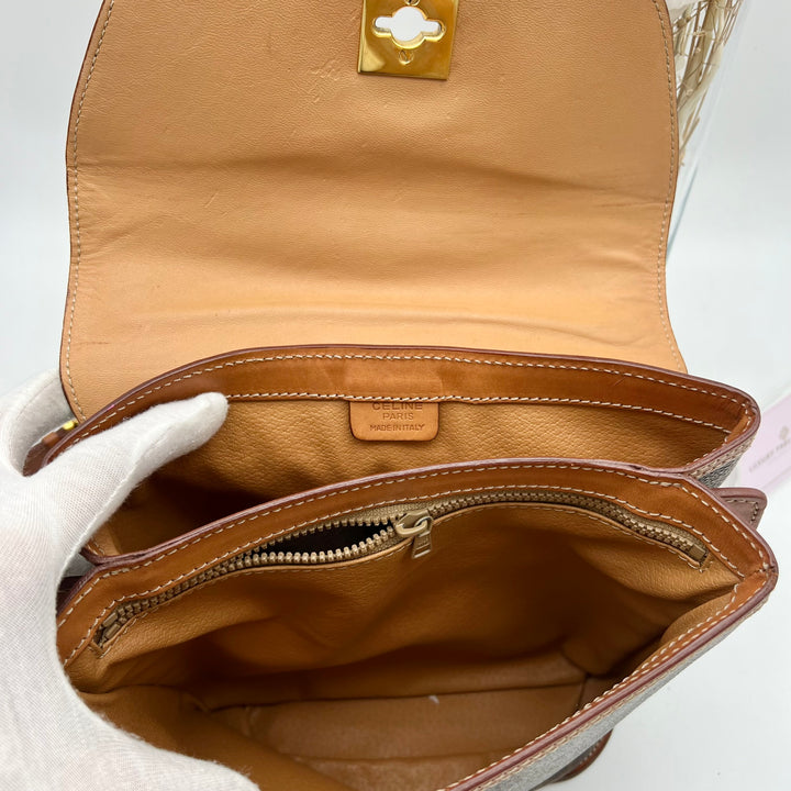 CELINE MACADAM SHOULDER BAG