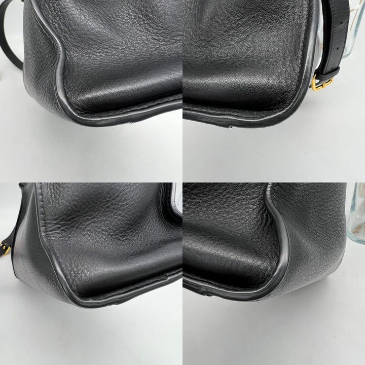 FENDI PEEKABOO SOFT LEATHER BLACK MEDIUM