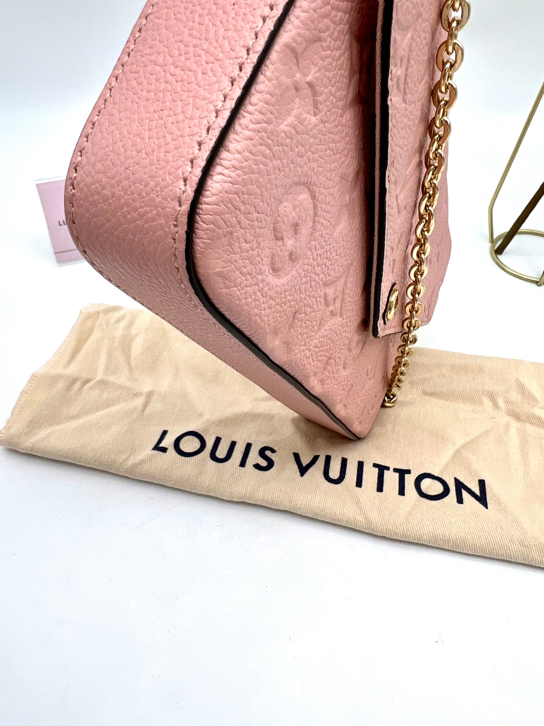 LOUIS VUITTON FELICIE EMPRIENTE LEATHER