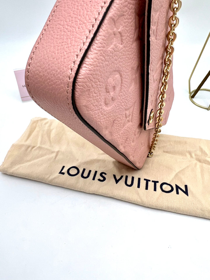 LOUIS VUITTON FELICIE EMPRIENTE LEATHER