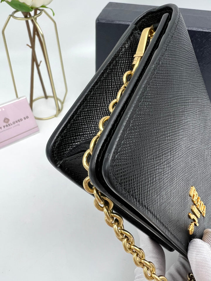 PRADA SAFFIANO CHAIN BAG