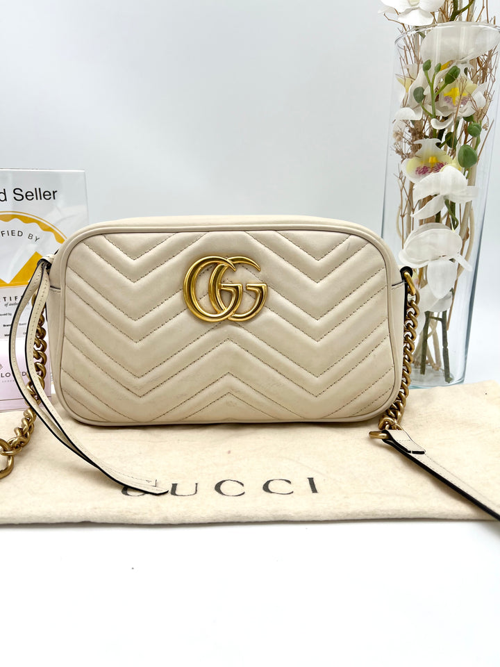 GUCCI MARMONT CAMERA QUILTED SMALL